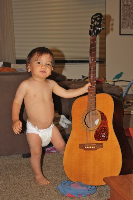 owen and mama's guitar